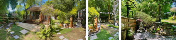 Images of a scenic garden 